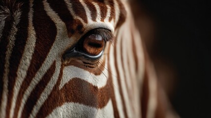 Striking Beauty Captured in a Zebra's Expressive Eye