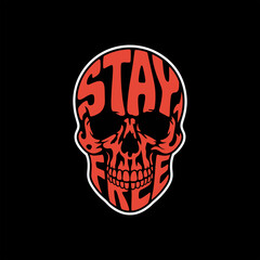 Stylized skull wearing a cap and sunglasses, black and white vector design. Cool and edgy illustration perfect for streetwear, tattoos, or punk-themed artwork.