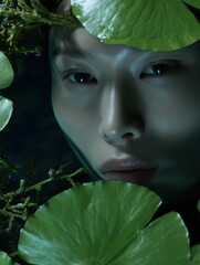 Ethereal Beauty Emerges From Serene Waters Surrounded by Nature