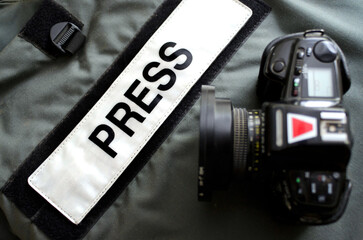 Press photographer gear