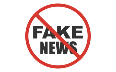 fake news icon image, png fake news symbol, fake news sign, fake news vector Stock image, fake news icon with circle image