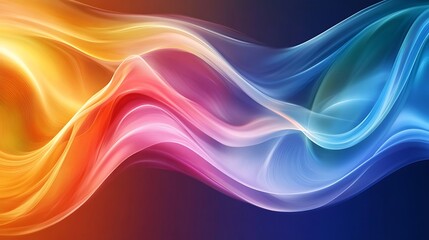 Fototapeta premium Abstract Neon Sound Wave Landscape