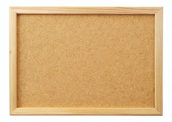 Rustic Wooden Corkboard with Blank Space, Ready for Pins -  High-Resolution Stock Photo