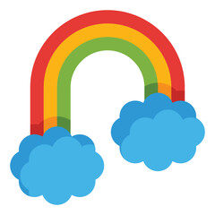 Rainbow Flat Icon