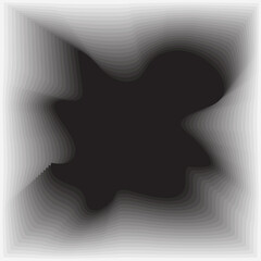 Square with wavy dynamic transparent. Technology style