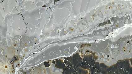 Polished black marble granite surface with glossy highlights