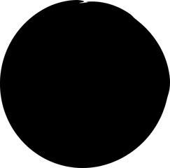 Brush circles frame. Design elements