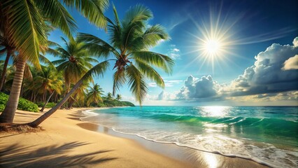 Tropical Paradise: Sun-Kissed Shores & Crystal Clear Waters