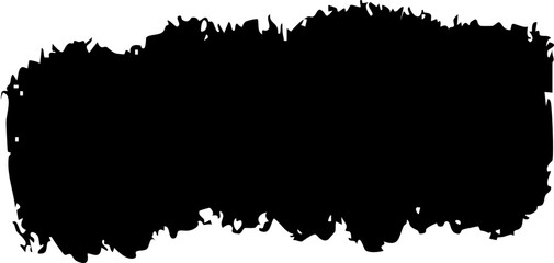 Obraz premium Broken Top Edge Hand Drawn Brush Stroke