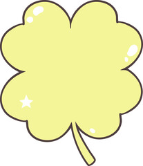 Patrick s Day Celebration with Retro Shamrock, Hats, Four-leaf Clovers Hand Drawn design