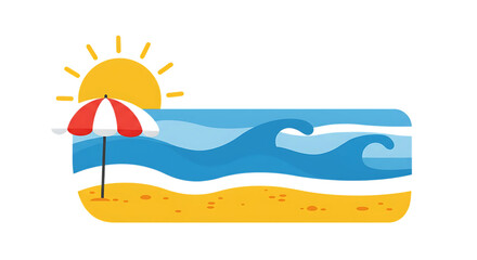 summer beach vector