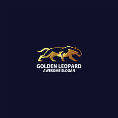 leopard luxury logo design