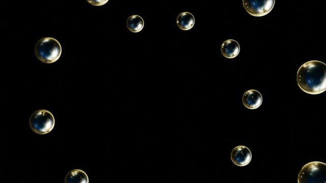 Abstract technology background animation. Future technology, science, tech innovations flowing lighting glowing golden color neon effect seamless loop animation. 4k 