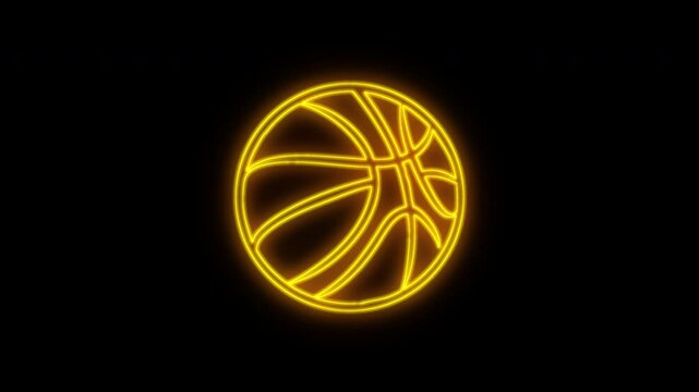 Neon Bounce Basketball