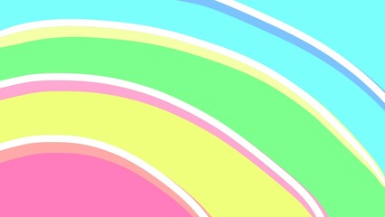 Pastel Rainbow Swirls