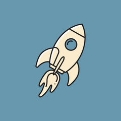 Rocket launching into space adventure awaits explore the cosmos
