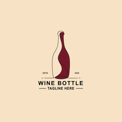  Elegant wine bottle design perfect for your brand logo showcasing rich red wine a timeless classic