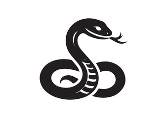 Fototapeta premium Snake Silhouette Vector