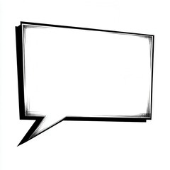 A blank speech bubble ready for customization. Ideal for adding text or messages in comics and designs. Versatile for various projects.