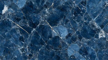 Obraz premium Stunning high-resolution image of deep blue marble texture with gold veining. Perfect for design projects needing a luxurious, elegant backdrop.