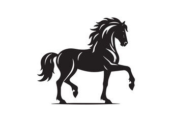 Morgan Horse Silhouette Vector
