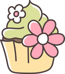 Spring Elements Hand Drawn Doodle Design