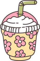 Spring Elements Hand Drawn Doodle Design
