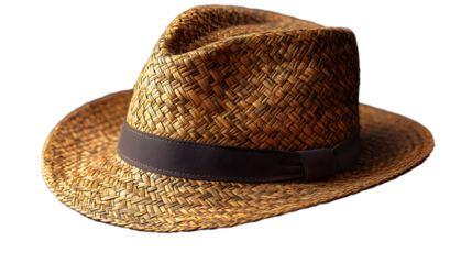 A Charming Straw Hat Perfect for Summer Adventures and Outdoor Gatherings