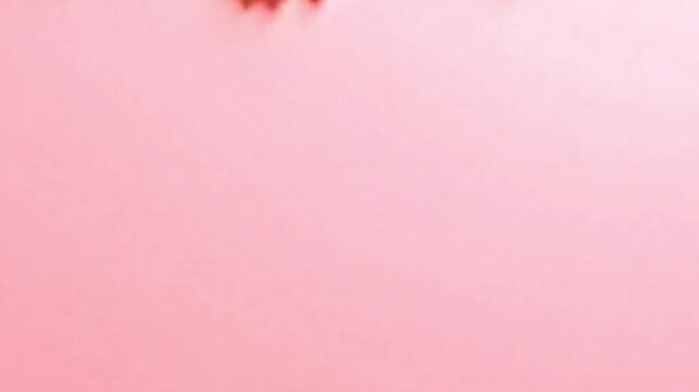 vibrant arrangement of tulips against soft pink background. tulips various shades of red orange yellow pink their stems leaves adding touch of green to composition. flowers meticulously...