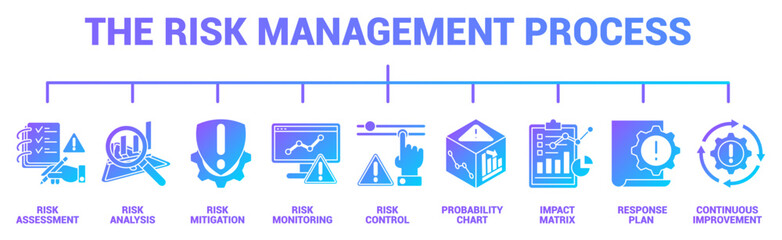 Obraz premium The Risk Management Process