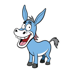 A laughing donkey is a humorous term describing a donkey's distinctive, loud, and hearty braying sound, often perceived as resembling human laughter. It's a playful, unique noise.

