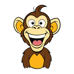 A laughing monkey is a playful and joyful primate known for its high-pitched, contagious laughter, often seen in social interactions, adding a fun, energetic vibe to its surroundings.