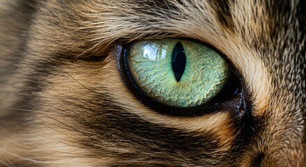 Cats eye closeup detail portrait