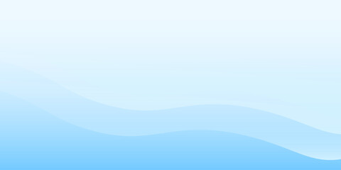 Vector white wavy glowing lines on a blue background. Futuristic digital high-technology pattern abstract