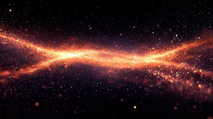 Fototapeta premium Cosmic Dust, Galaxy of Glimmering Stardust