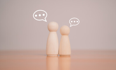 Wooden blocks represent important financial concepts such as interest rates, loans, and investment...