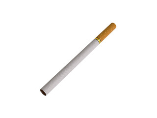 3d render cigarette on alpha background
