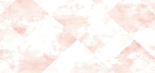 Subtle Peach Watercolor Diamonds for a Textured Background Effect