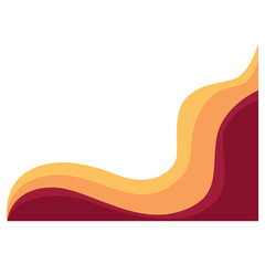 maroon yellow border transparent background element