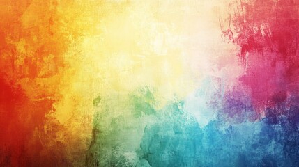 Obraz premium Vibrant Rainbow Hues: A Textured Abstract Masterpiece