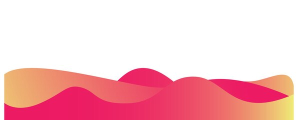 pink gradation border transparent background element