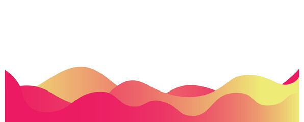 pink gradation border transparent background element