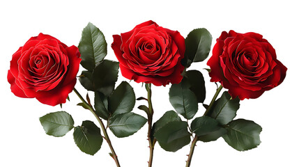 Naklejka premium A Breathtaking Display of Red Roses Captured in Stunning Detail Celebrating Nature's Beauty