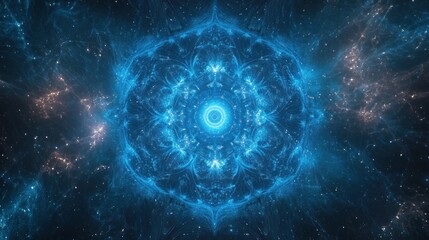 Celestial Mandala: A Cosmic Dance of Light and Energy