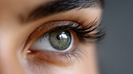 Obraz premium Close-up of a person's eye