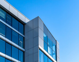 Modern Glass Office Building Exterior
