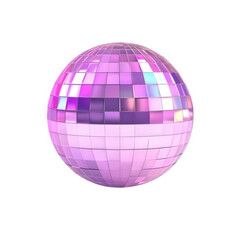Shiny Disco Ball Reflecting Colorful Light in a Fun Party Atmosphere