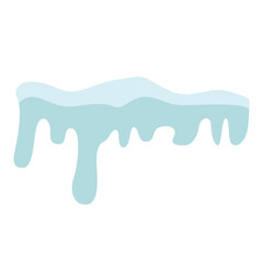 snow melt transparent background element