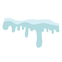 snow melt transparent background element