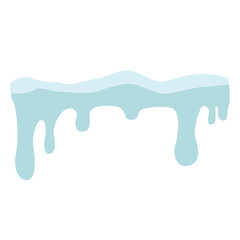 snow melt transparent background element
